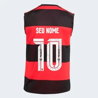 Regata Flamengo Jogo 1 Adidas 2026 -  Personalize Seu Nome e Seu Número em Oferta na Shopee