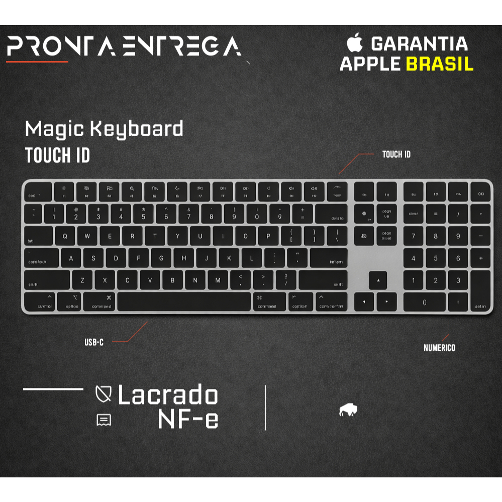 teclado apple magic keyboard em Promoção na Shopee Brasil 2026