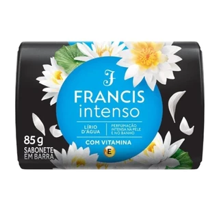 Sabonete Francis Intenso Azul Lírio D'água 85g - Embalagem com 12 Unidades em Oferta na Shopee