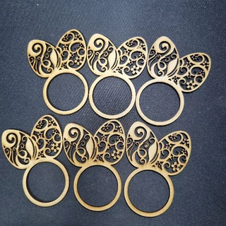 KIT 6 PORTA GUARDANAPOs PÁSCOA MDF - decoração - mesa posta -  artesanato em Oferta na Shopee