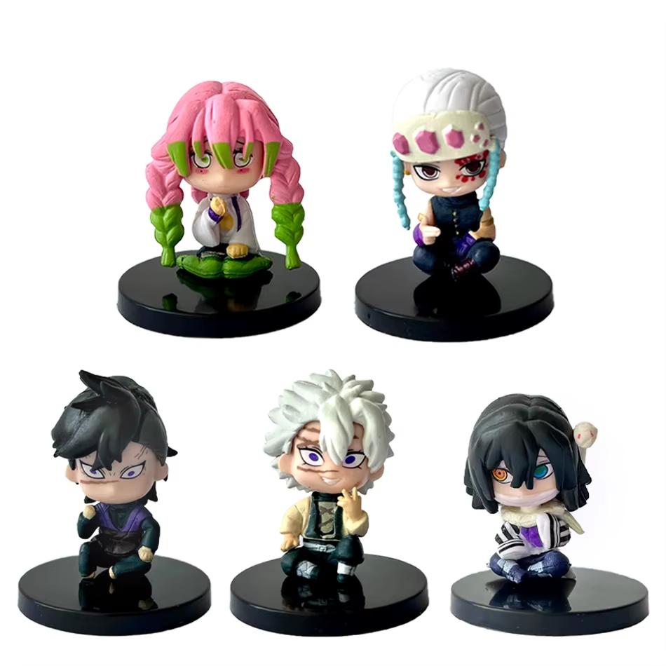 Estilos Mini caçador de demonios Anime Figuras Nezuko Animação De ...