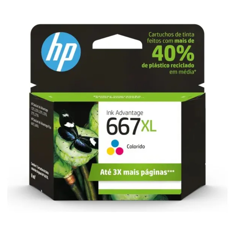 Cartucho 122, 662, 664XL, 667, 667XL Colorido/Preto Original Compatível ...