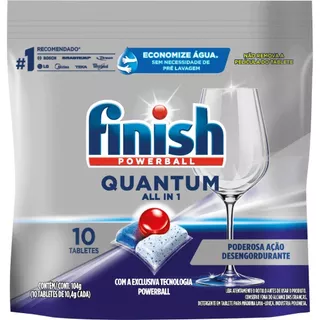 Finish Quantum Detergente para lava louças 10 tablets