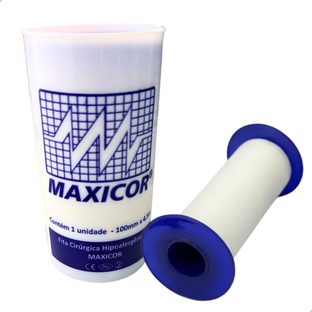 Fita Cirurgica Hipoalergenica Maxicor 100mm x 4,5m Hospitalar | Shopee ...