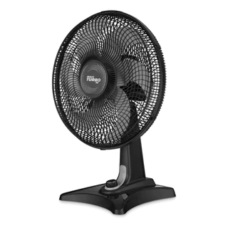 Ventilador Turbo 40cm 3 Velocidades Multi Preto 127V 135W Potente Silencioso Residencial