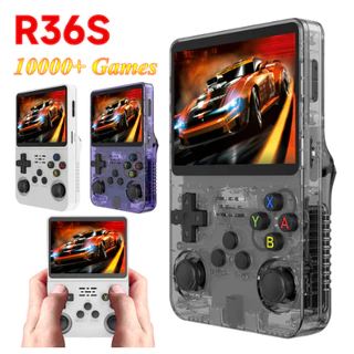 Clone Console Portátil R36S + de 15.000 Jogos Vídeo Game 64g Linux Tela IPS 3.5 Polegadas em Oferta na Shopee