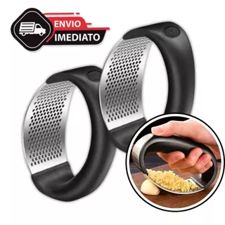 Espremedor Triturador Amassador De Alho Manual De Inox Para casa e Restaurantes em Oferta na Shopee