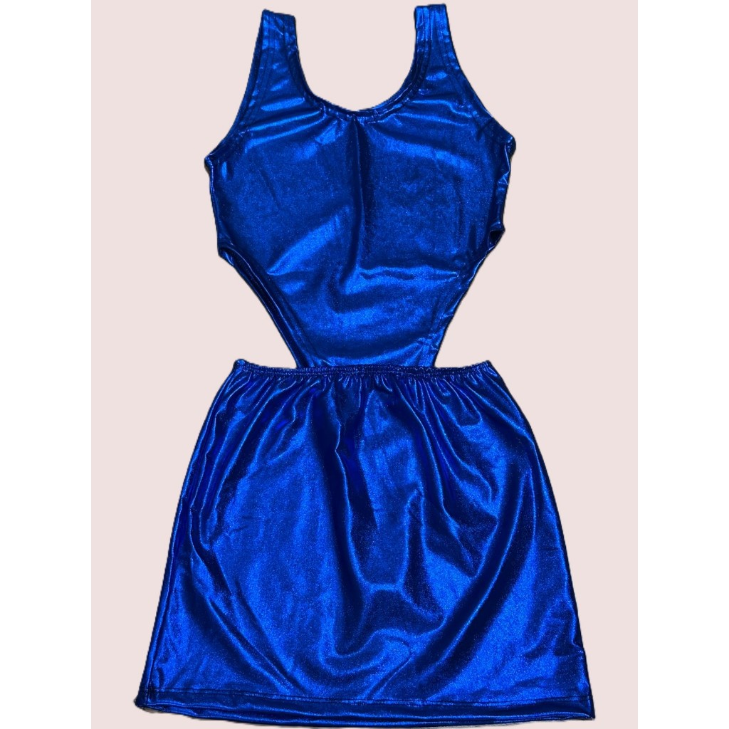 conjunto de body e saia metalizado carnaval fashion | Shopee Brasil