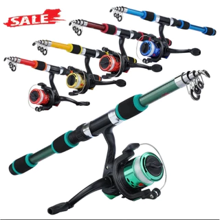 Vara De Pesca 1.8M Completa + Molinete máxtração 50 kg Ao Ar Livre Resistente E Durável