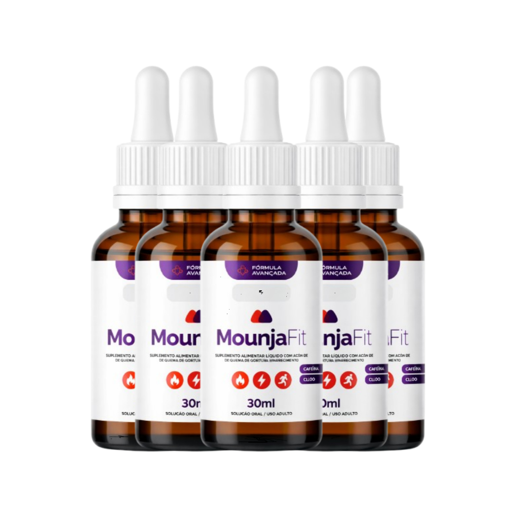 mouja Fit 30ml Original - Suplemento Alimentar natural 5 Frascos ...