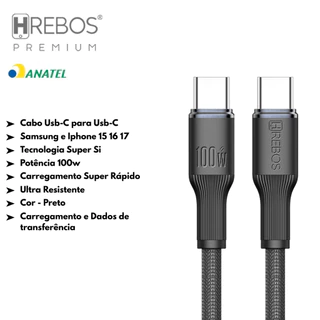 ( Original ) Cabo Carregador Turbo Usb-c 100w Para Samsung A06 A07 A16 A17 S23 Fe S24 S25 Ultra S26
