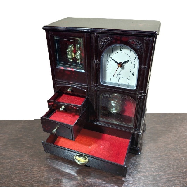 Porta Joias Caixa Música Vintage Raridade 24x19x10cm 950g | Shopee