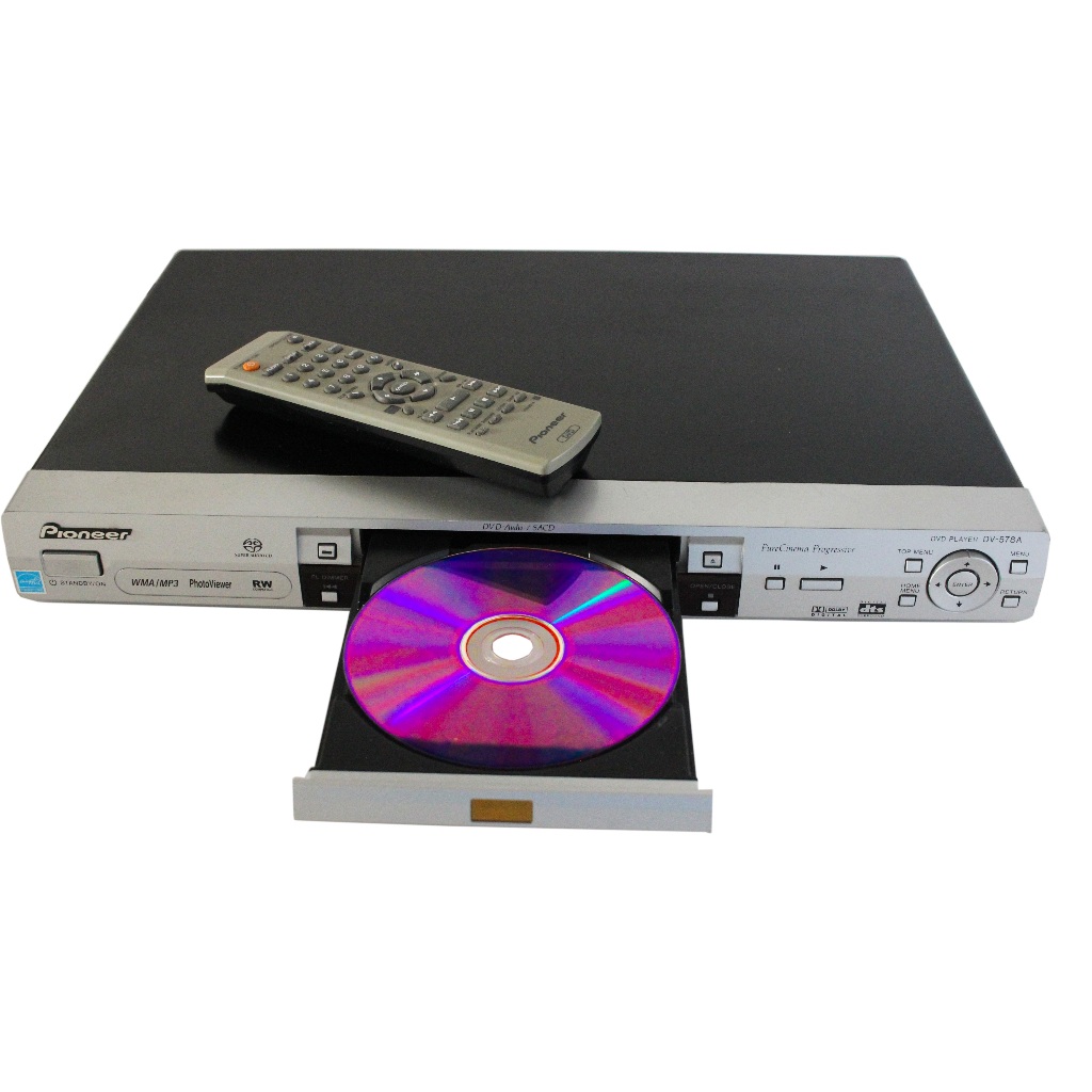 Aparelho De DVD Pioneer Player DV-363-S Super Video Optical