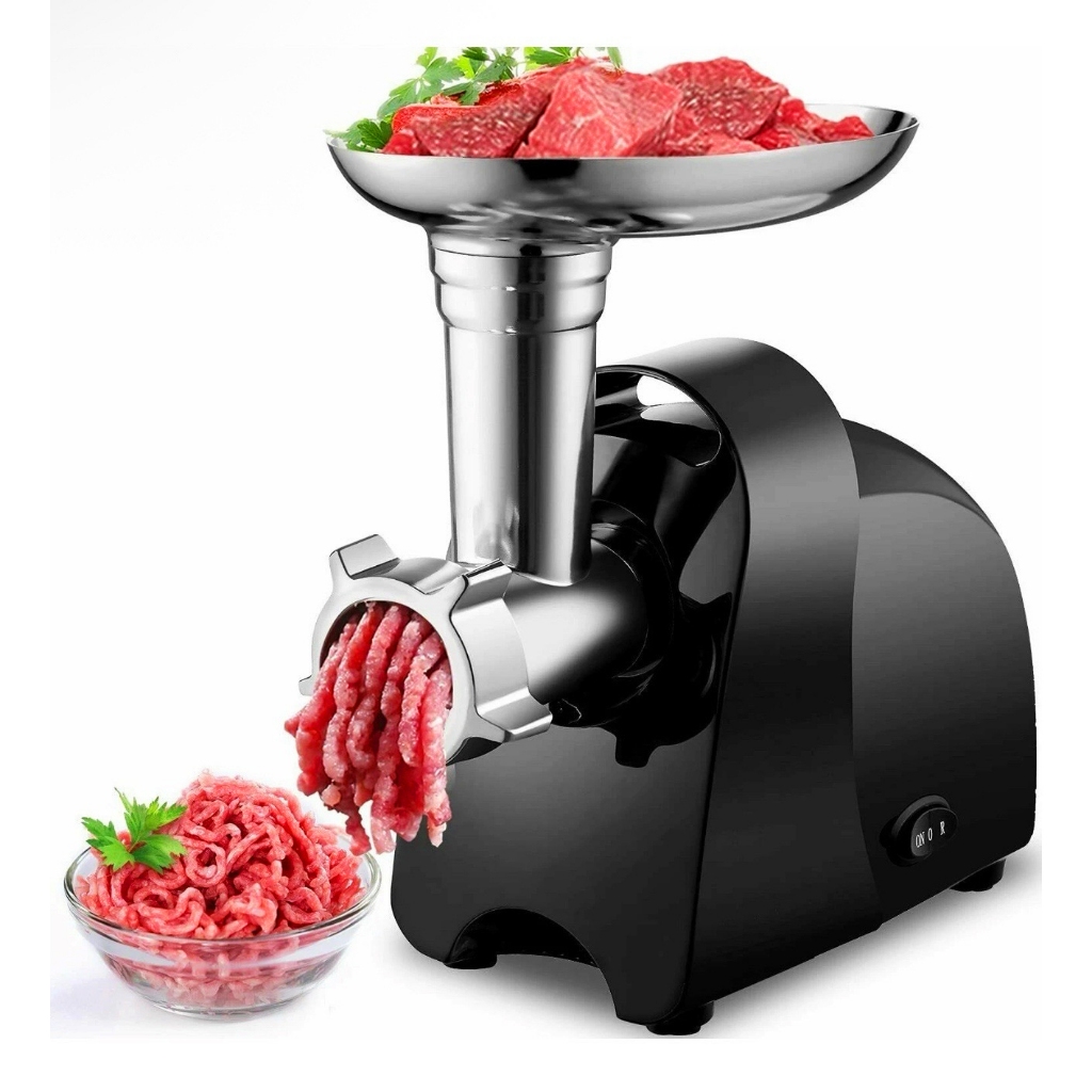 Máquina de Moer Carne Elétrica 1000W Faz Linguiça Kibe Frang