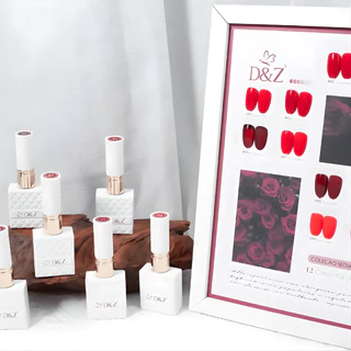 Kit Coleção Sedução D&Z  – Vermelhos Intensos Esmalte em Gel em Oferta na Shopee