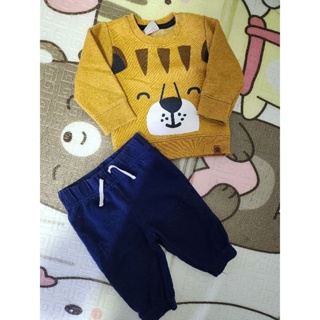 [Desapego] Conjunto bebe Carters e Teddy Boom de 0 a 3 meses Impecável em Oferta na Shopee