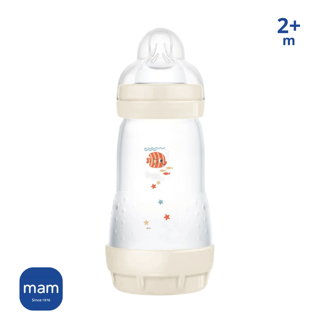 Mamadeira Mam Anticólica Easy Start 260ml Bico +2 Meses Neutra