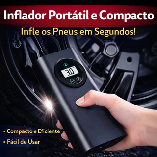 Compressor Detector de Ar Portatil Recarregavél Com Fio Sem Fio Digital USB Calibrador Pneu de Carro Automóvel LULU