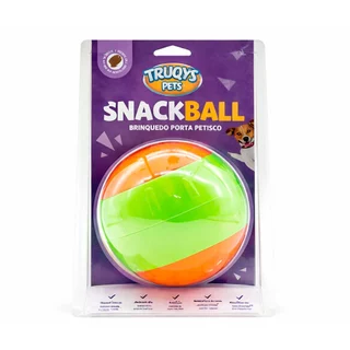 Brinquedo Para Cães Snack Ball Laranja Truqys Pet em Oferta na Shopee