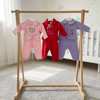 Kit Pagão Bebê Recém Nascido Menina Com 15 Peças Envio Imediato 3 Conjuntos RN em Oferta na Shopee