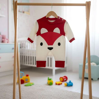 Roupa Menina Infantil Macacão Raposa 0 a 6 Meses Bebê e Reborn em Oferta na Shopee