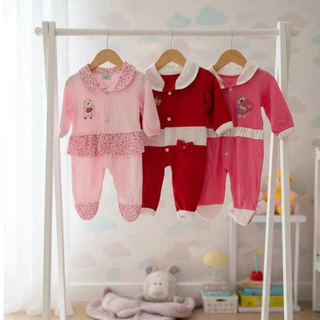 Kit Sortido 04 Peças de Roupas Infantil Menina - Promoção - Kit com 4 Macacão Roupa Infantil Menina em Oferta na Shopee