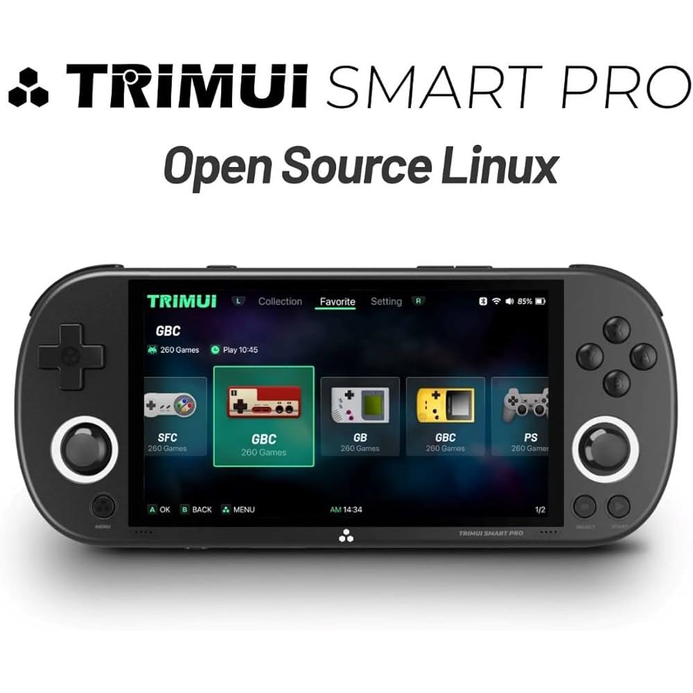 Trimui Smart Pro 128GB Console Portatil - Cartao SD Kingston ORIGINAL com 100gb de Jogos !