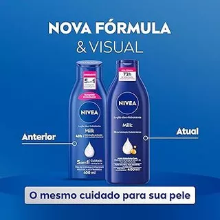 Loção Hidratante Nivea Milk 200ml Pele Extra Seca