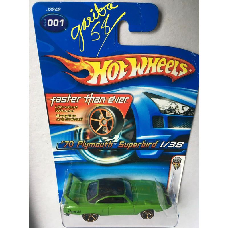 プリングルズ　ミニカー HOT WHEELS '70 PLYMOUTH SUPERBIRD FTE 2006 FIRST EDITIONS