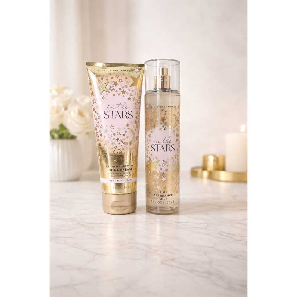KIT BODY SPLASH + BODY CREAM IN THE STARS - BATH AND BODY WORKS ...