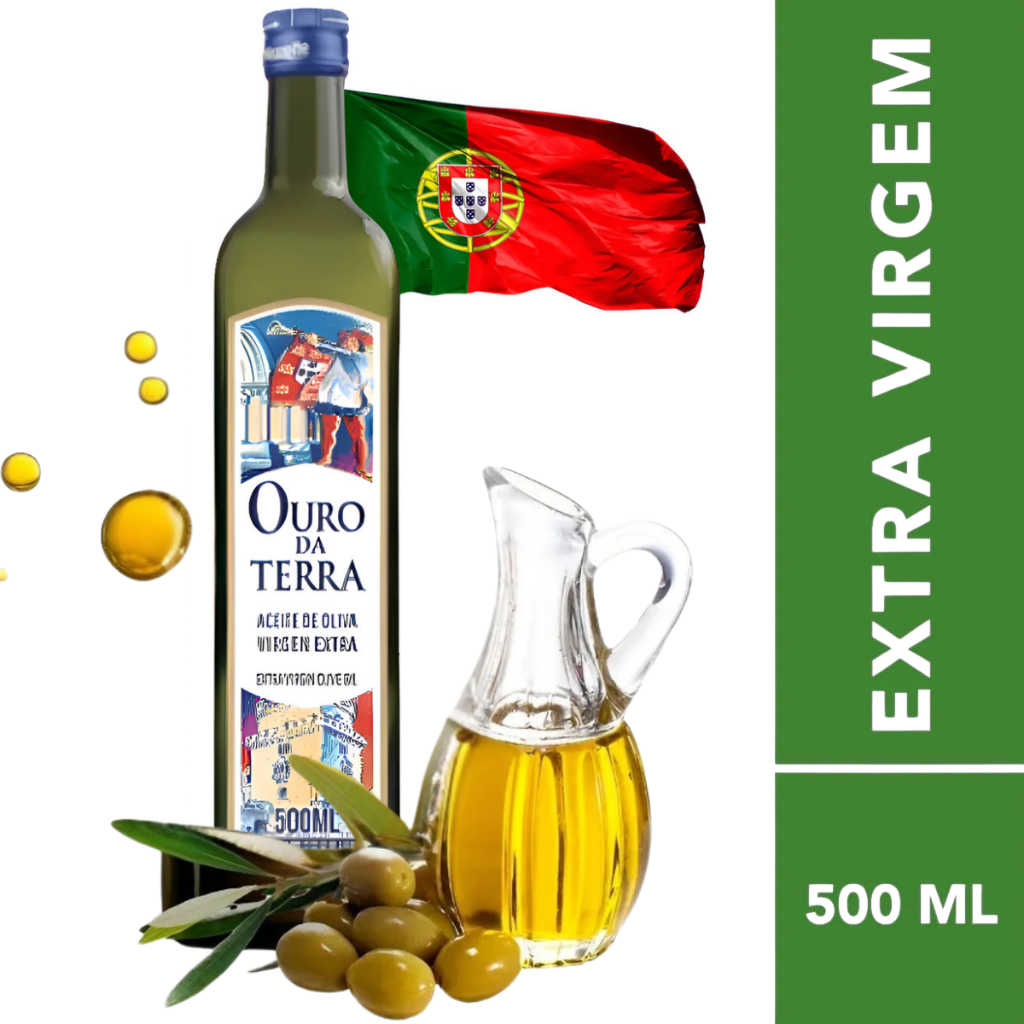 Azeite De Oliva Extra Virgem Puro Importado De Portugal Garrafa De ...