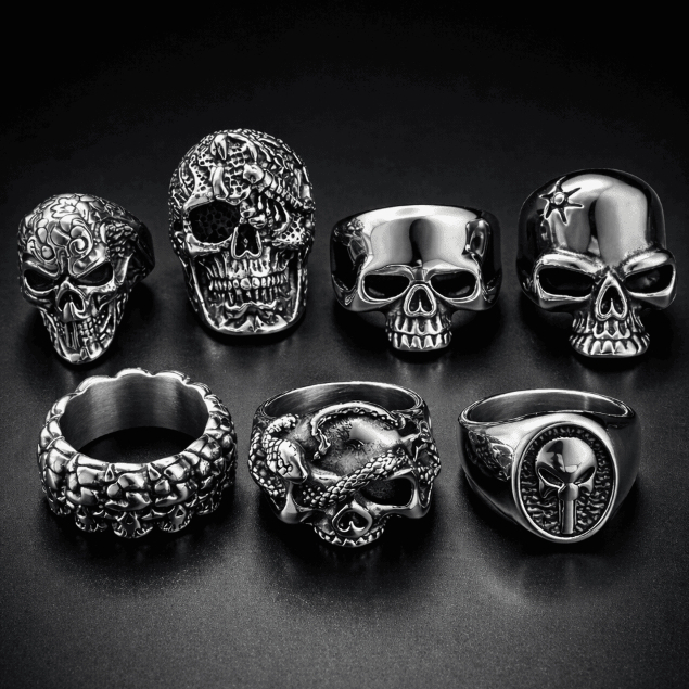 Anel Caveira Totenkopf Ss em Promoção na Shopee Brasil 2026