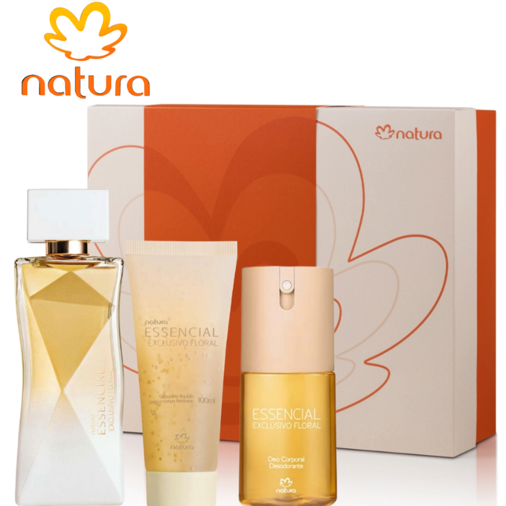 Kit Presente Essencial Exclusivo Floral Natura ORIGINAL E LACRADO
