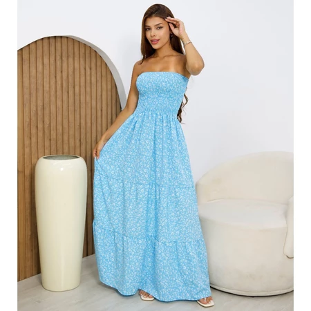 Vestido Tropical Longo Tomara que Caia Estampado – Moda Feminina 2026 ENTREGA INMEDIATO