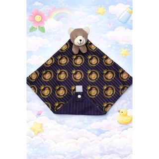 Naninha Para Bebê Porta Chupeta Urso Azul 100% Algodão em Oferta na Shopee