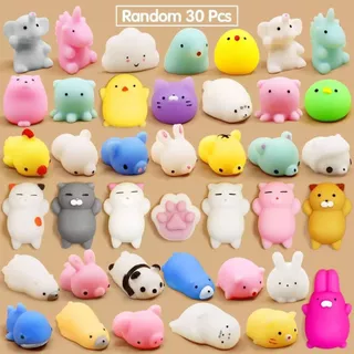 25 pçs Squishy Mochi Bichinho Macio De Apertar Pop It Fidget / antistress,brinquedo em Oferta na Shopee