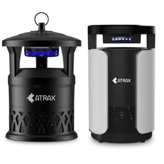 Kit Mata Mosquito Armadilha Eletrônica Silenciosa Atrax Dentro e Fora de Casa Luz UV em Oferta na Shopee