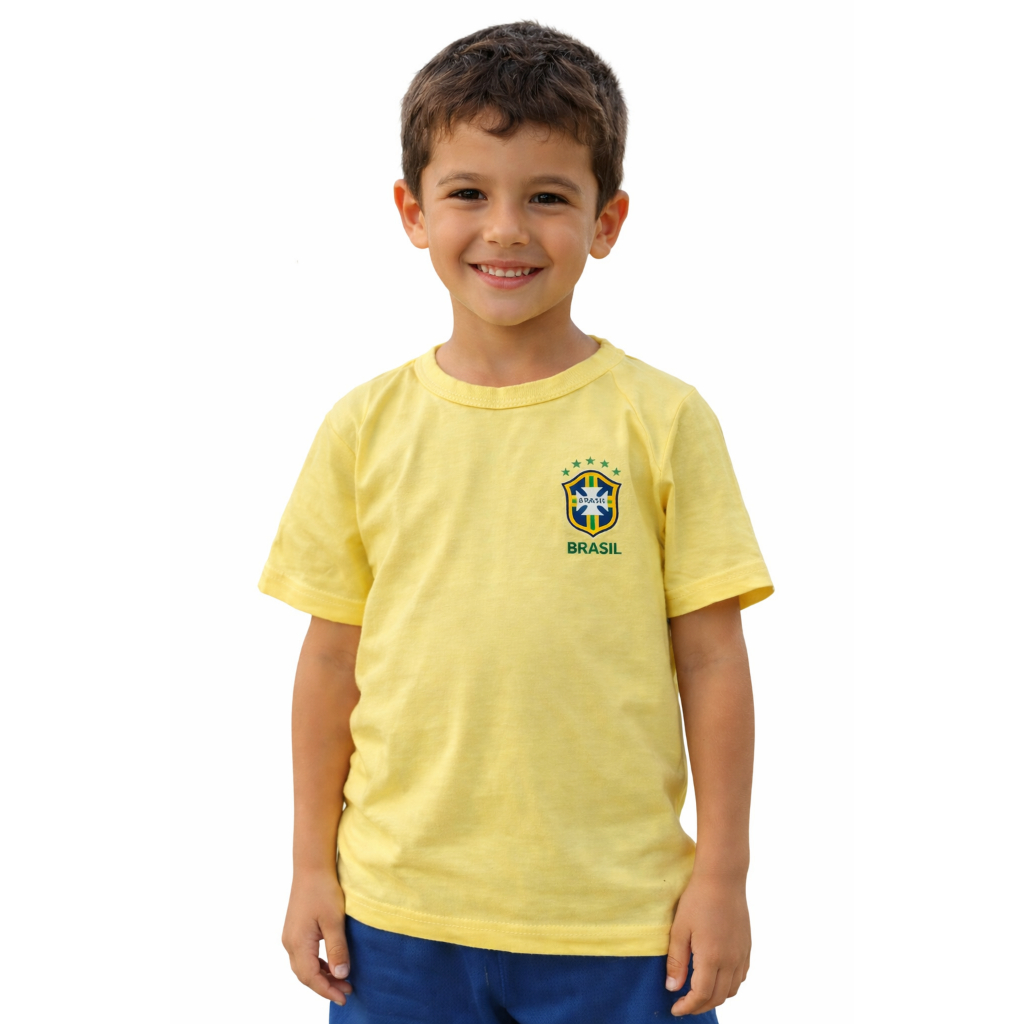 Camisa Copa Brasil 2026 Menino Infantil