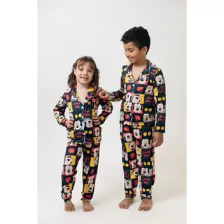 Pijama Longo Infantil Menino e Menina De Inverno Tecido Premium Confortável de Personagens em Oferta na Shopee