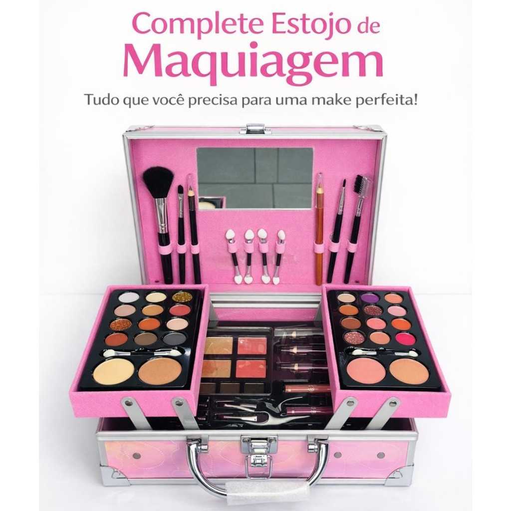 Maleta Completa Toque Special - Ts09002 Cor Pink | Shopee Brasil