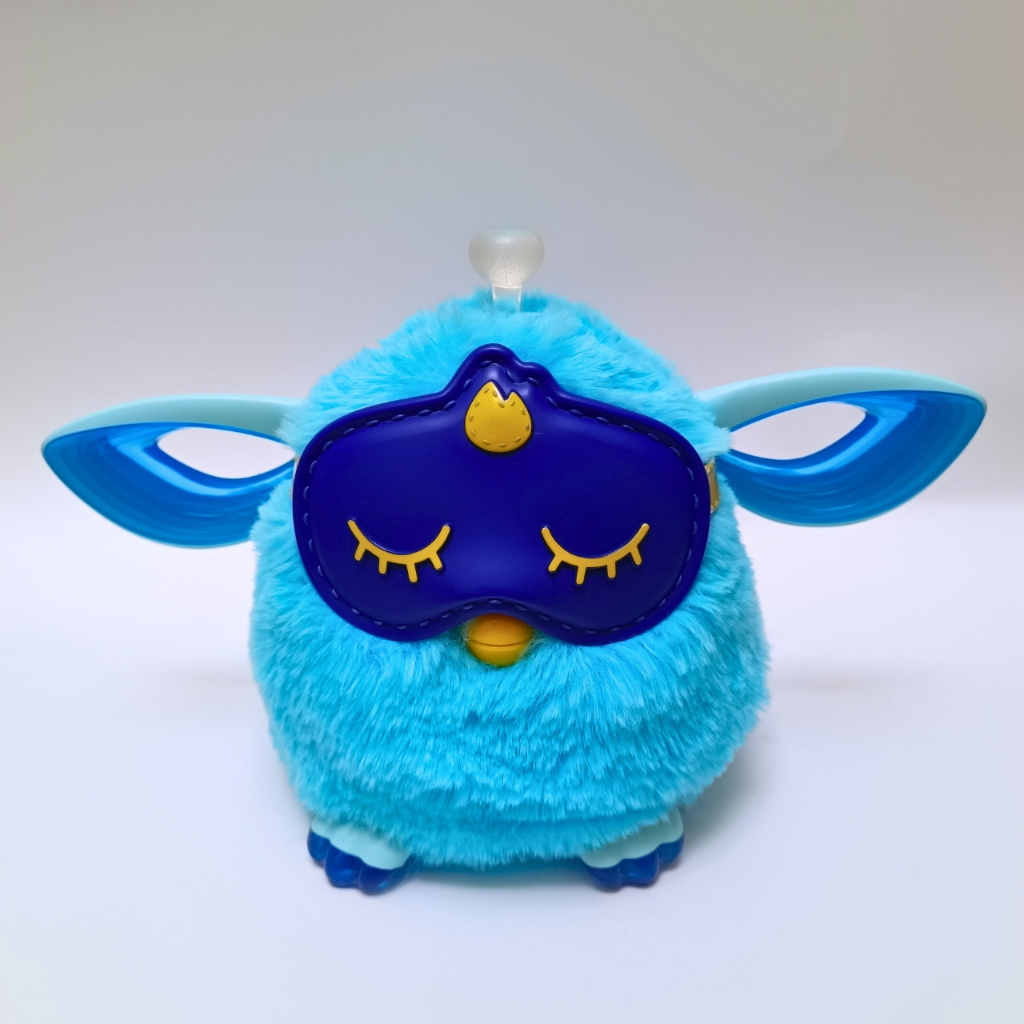 Furby Connect Azul Hasbro Pelúcia com Máscara (Semi-Novo Impecável