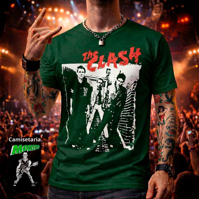 camiseta THE CLASH. CLASSICA | Shopee Brasil