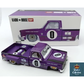Mini GT Chevrolet Silverado KAIDO WORKS V1 Dually Purple Kaido House #84