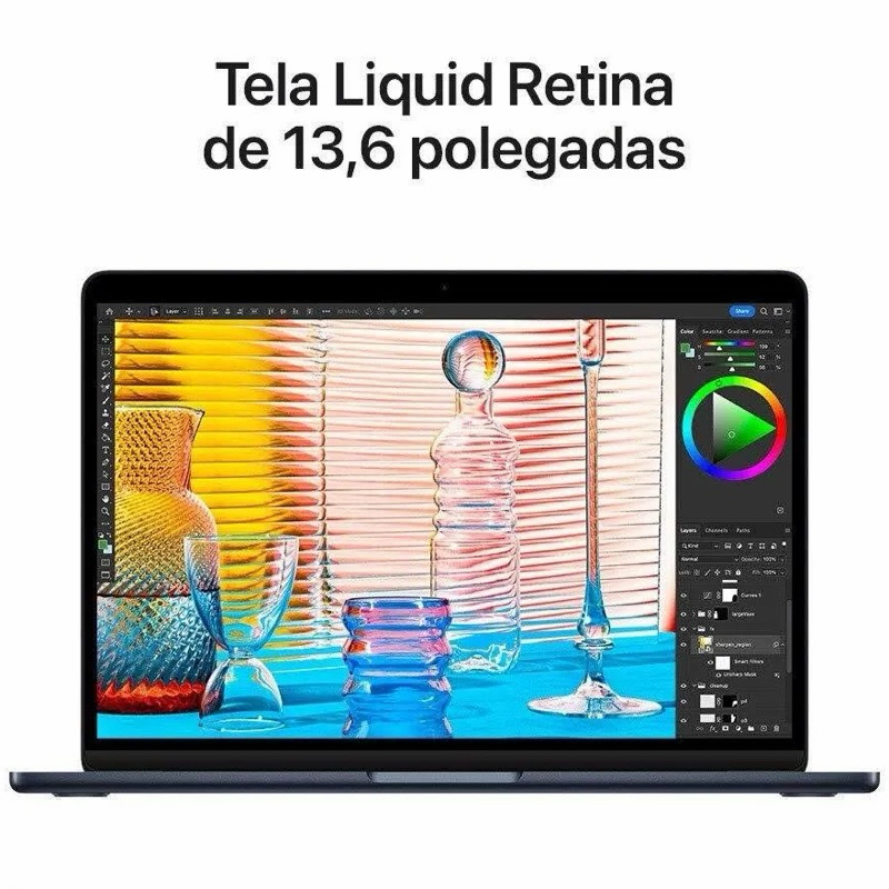 Apple Macbook Air M2 Midnight 16GB RAM 256GB SSD 1 Ano de Garantia