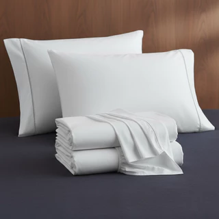 Jogo de Lençol 03 Peças 400 Fios Macio Cama SOLTEIRO CASAL QUEEN KING Micropercal Ponto Palito em Oferta na Shopee