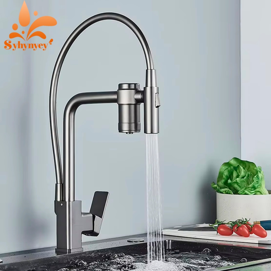Torneira Cozinha Com Filtro Gourmet Metal Água Quente E Fria Água ...