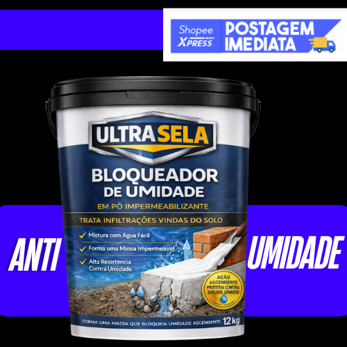 Bloqueador de Umidade 12KG | Impermeabilizante para Parede | Anti Mofo ...