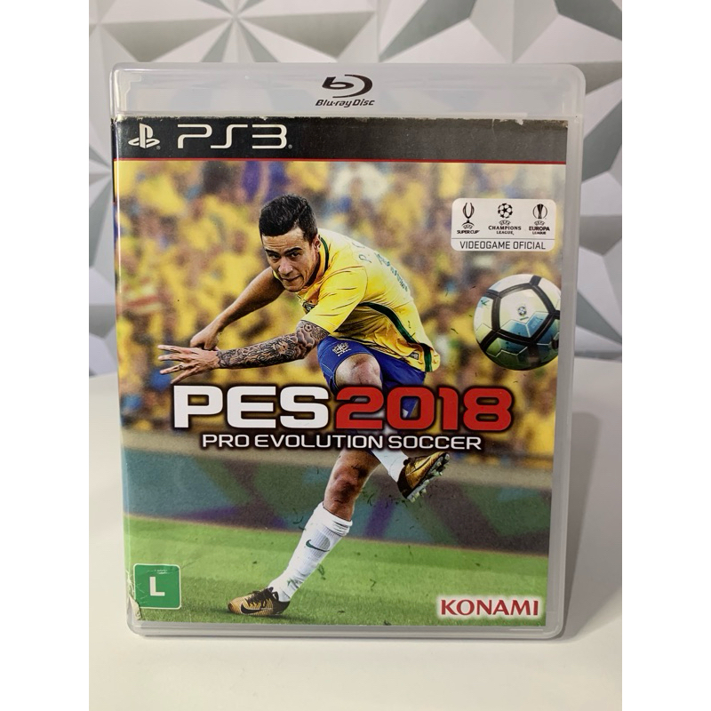PES 2018 ps3 original mídia física | Shopee Brasil