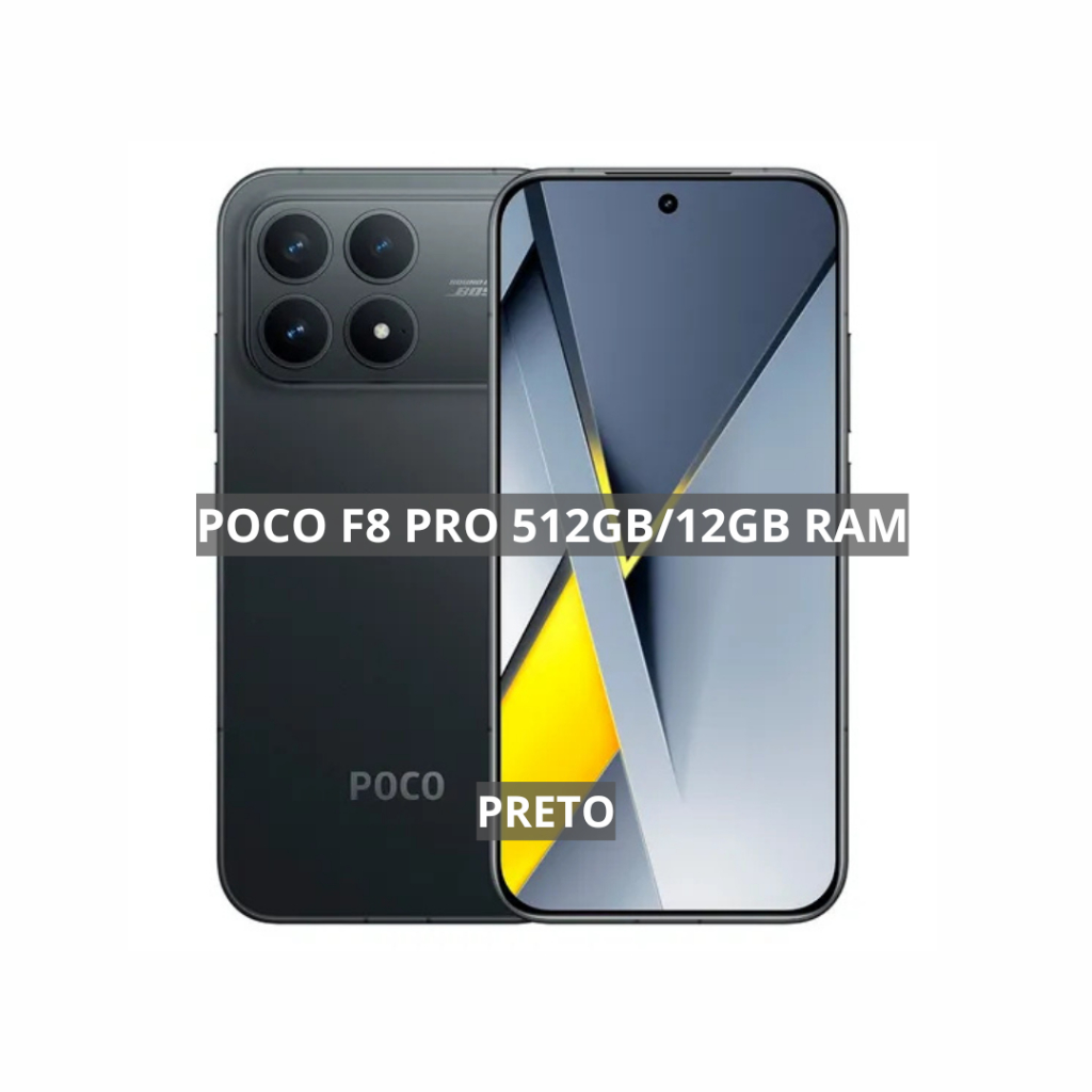 Xiaomi Poco F8 Pro 5G,Versão Global 256-512GB/12 GB RAM