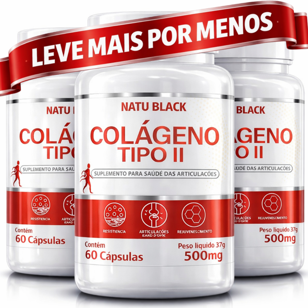 Colágeno Tipo 2 ORIGINAL Potente para Articulações Fortes Cartilagem ...